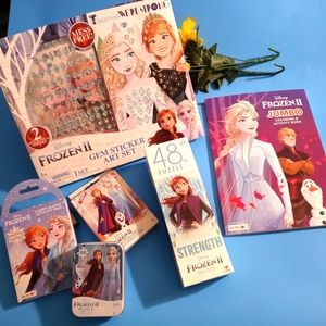 6PC Disney Frozen 2 Puzzles and More Set